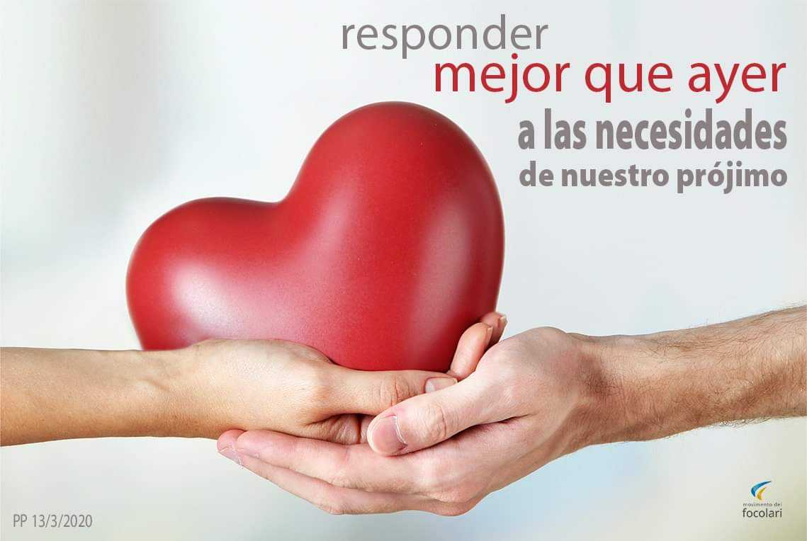 Pasapalabra | RESPONDER MEJOR QUE AYER A LAS NECESIDADES DE NUESTRO PRÓJIMO