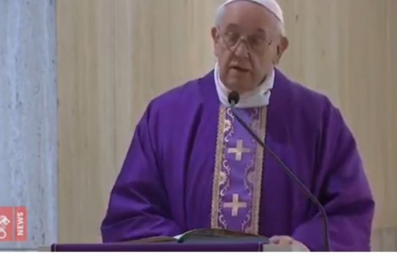 Papa Francisco – Misa ..Permanezcan en Mi dice el Señor