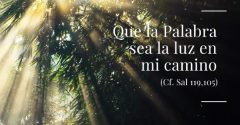 Pasapalabra | QUE LA PALABRA SEA LA LUZ EN MI CAMINO (Cf. Sal 119,105)