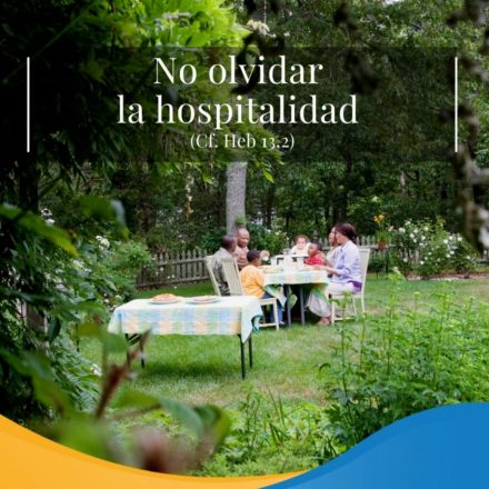 Pasapalabra | NO OLVIDAR LA HOSPITALIDAD (Cf. Heb 13,2).