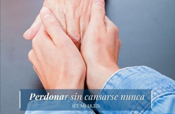 Pasapalabra | PERDONAR SIN CANSARSE NUNCA (Cf. Mt 18,22).