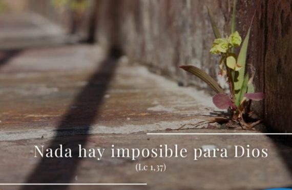 Pasapalabra | NADA HAY IMPOSIBLE PARA DIOS (Lc. 1,37)