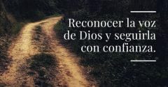 Pasapalabra | RECONOCER LA VOZ DE DIOS Y SEGUIRLA CON CONFIANZA.