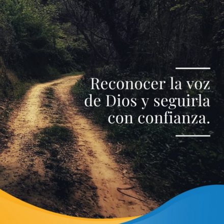 Pasapalabra | RECONOCER LA VOZ DE DIOS Y SEGUIRLA CON CONFIANZA.