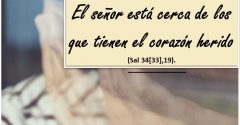 Pasapalabra | EL SEÑOR ESTÁ CERCA DE LOS QUE TIENEN EL CORAZÓN HERIDO (Sal 34[33],19).