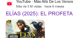 Una película que te consternara  |  El profeta Elías