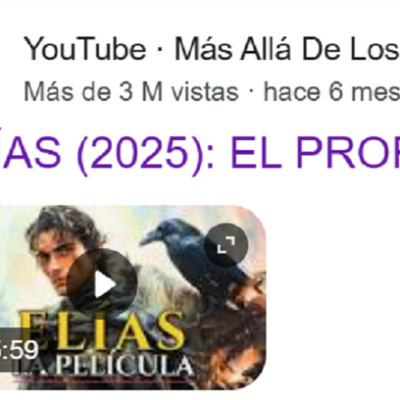 Una película que te consternara | El profeta Elías